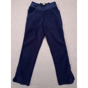 Vintage LL Bean Fleece Snow Pants Men's Small Side Zip Snap Button‎ Made in USA